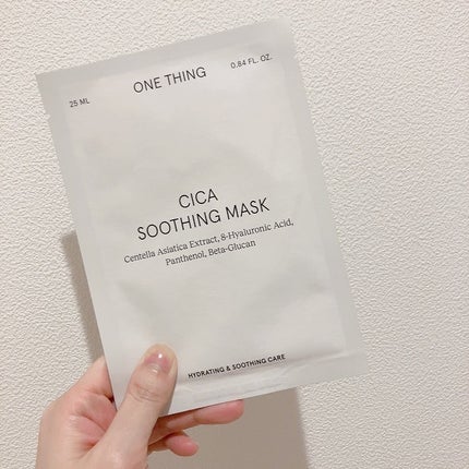 CICAスージングマスク/ONE THING/シートマスク・パックを使ったクチコミ(1枚目)