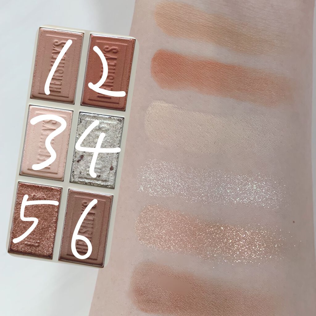 ハーシー プレイカラーアイズミニ/ETUDE/アイシャドウパレットを使ったクチコミ（3枚目）