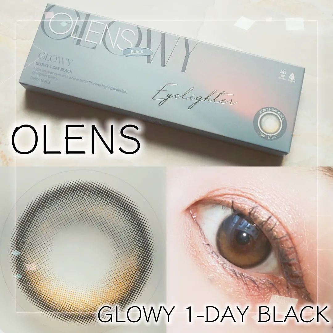 Glowy 1day/OLENS/ワンデー（１DAY）カラコンを使ったクチコミ（1枚目）