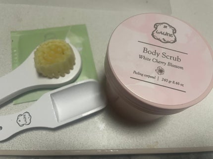 ボディスクラブ チェリーブロッサム/Laline/ボディスクラブを使ったクチコミ(3枚目)