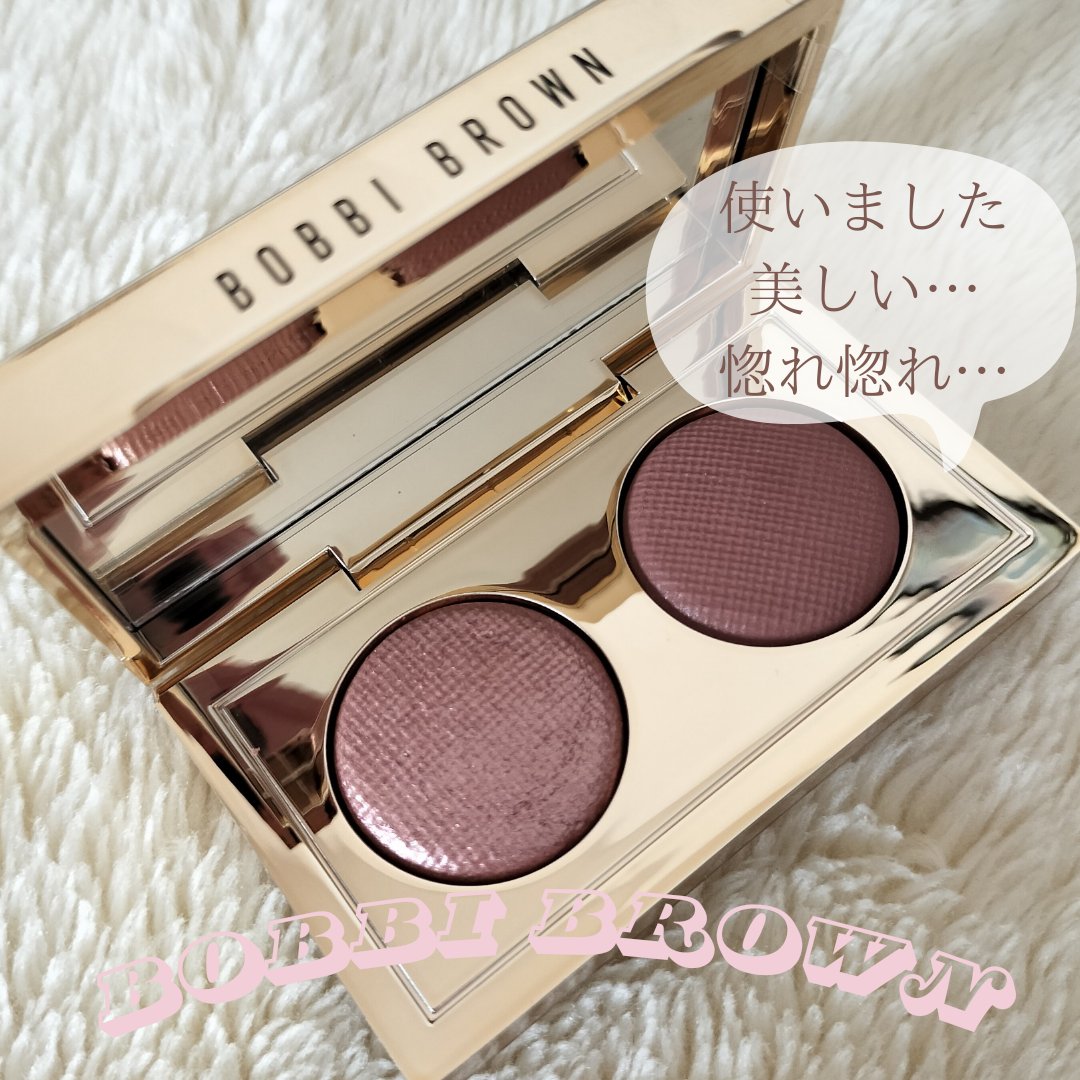 BOBBI BROWN リュクス アイシャドウ デュオのクチコミ「買ってよかったぁ✨クリスマスコフレ🎄
BOBBI BROWN　リュクス アイシャドウ デュオ
.....」（1枚目）