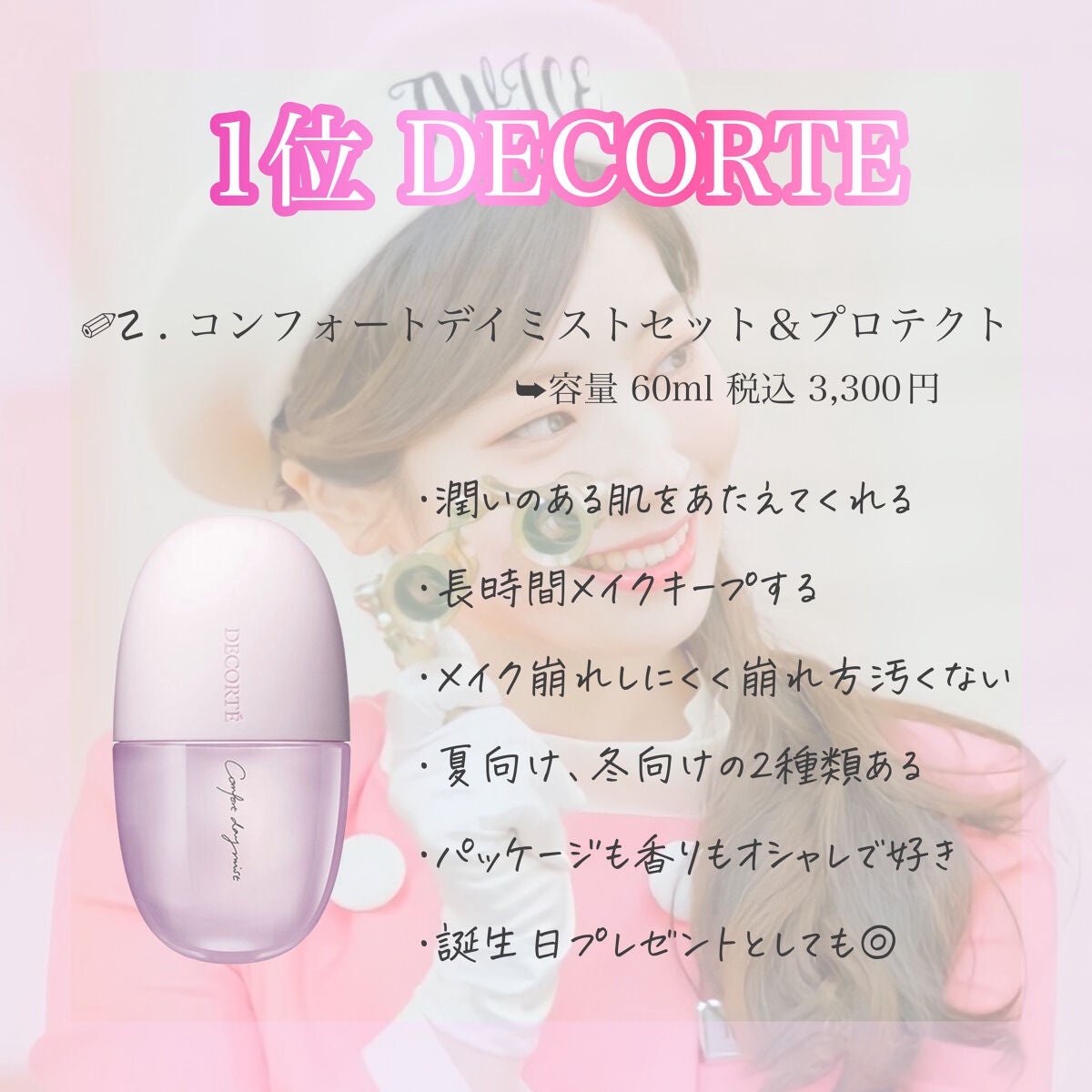 フィックス メイクアップ/CLARINS/ミスト状化粧水を使ったクチコミ(2枚目)