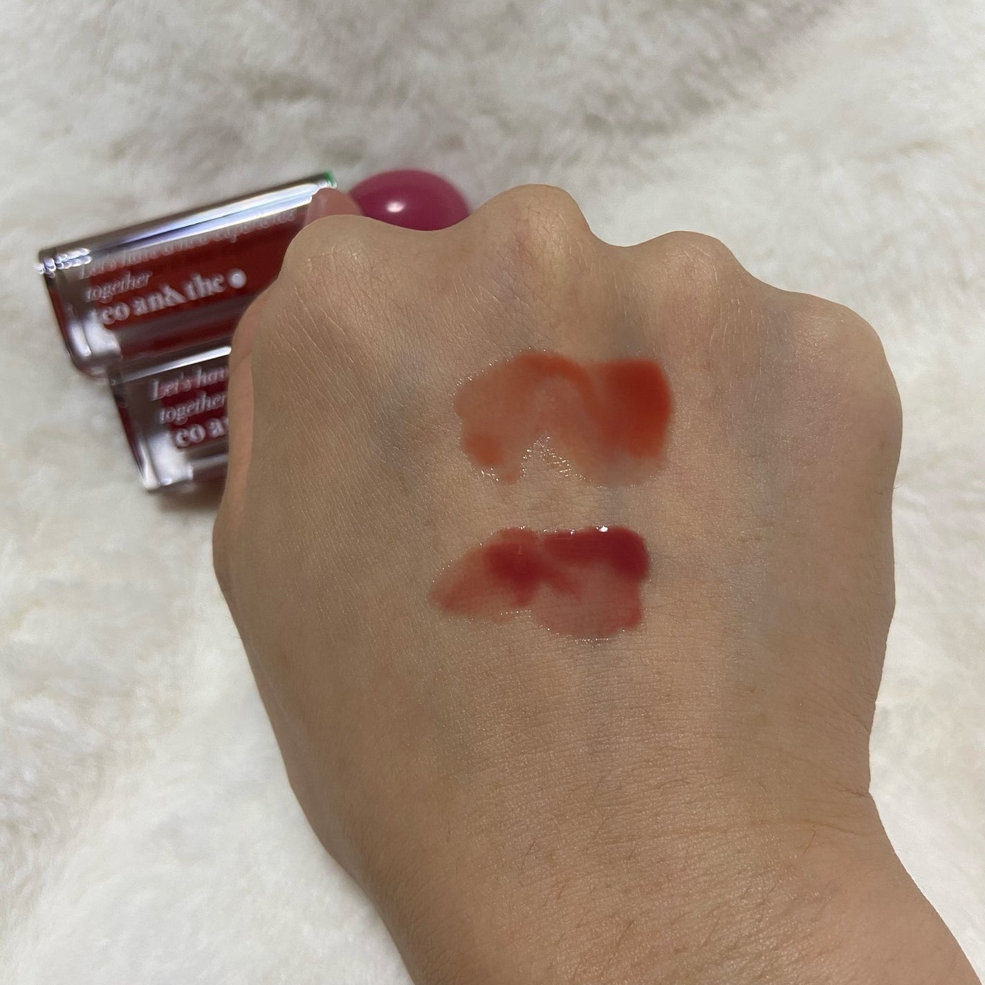 teo and the Verry Jellow/タオアンダー/リップグロスを使ったクチコミ(7枚目)