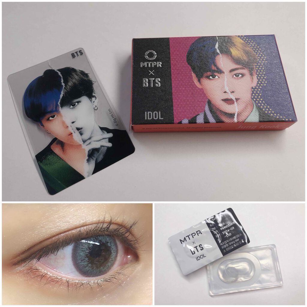 BTS DNA & IDOL Lens-1MONTH/MTPR/1ヶ月(1MONTH)カラコンを使ったクチコミ(1枚目)