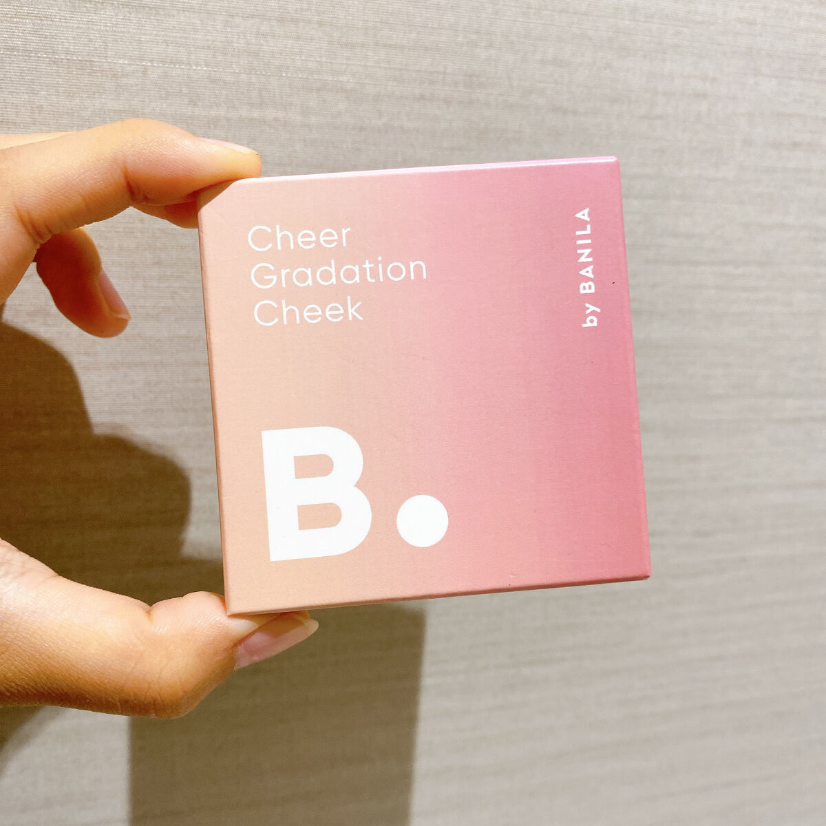チアグラデーションチーク/B. by BANILA/パウダーチークを使ったクチコミ（1枚目）