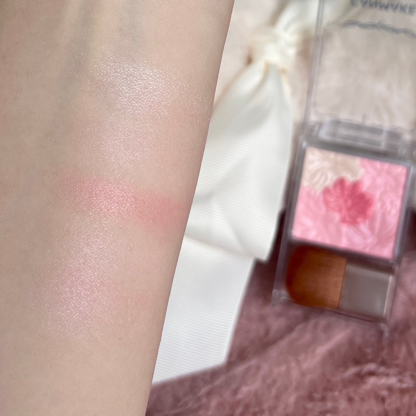 グロウフルールチークス/キャンメイク/パウダーチークを使ったクチコミ(4枚目)