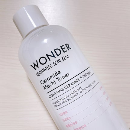 Wonder Ceramide Mochi Toner(トニーモリーワンダーCモチトナー)/TONYMOLY/化粧水を使ったクチコミ(2枚目)