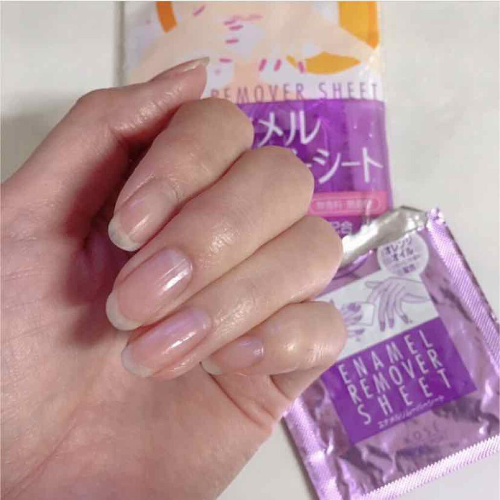 エナメルリムーバーシート/ソフティモ/除光液を使ったクチコミ（2枚目）