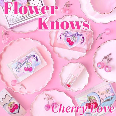 Cherry Love グリッター リキッドアイシャドウ/FlowerKnows/リキッドアイシャドウを使ったクチコミ（1枚目）