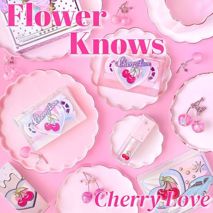 Cherry Love グリッター リキッドアイシャドウ/FlowerKnows/グリッターを使ったクチコミ(1枚目)