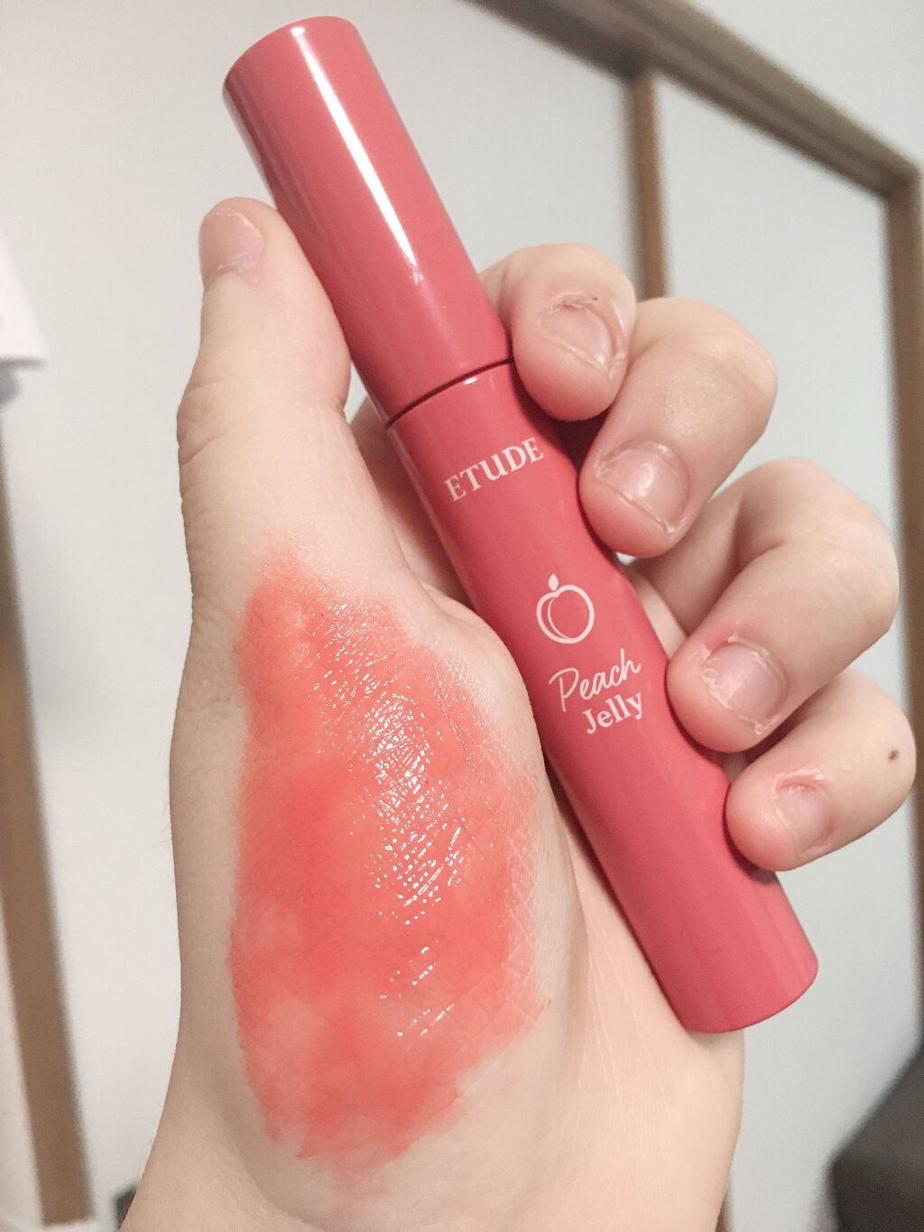 ピーチジェリーティント/ETUDE/口紅を使ったクチコミ(2枚目)
