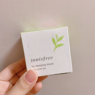 グリーンティー リップスリーピングマスク/innisfree/リップケア・リップクリームを使ったクチコミ（3枚目）