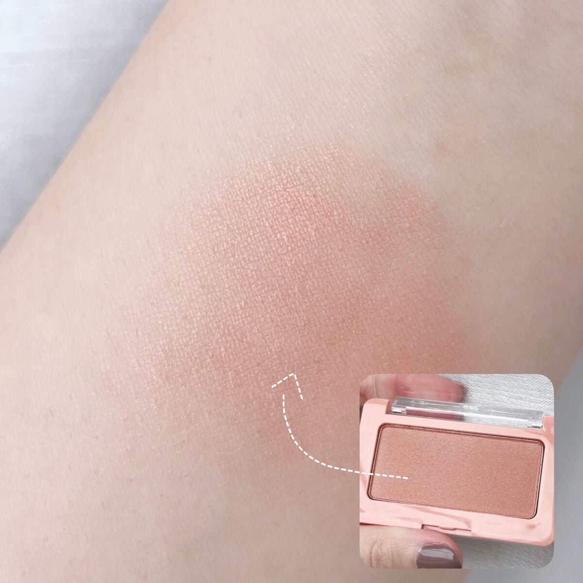 フェイスシャインブラッシャー/BabyBright/パウダーチークを使ったクチコミ(3枚目)