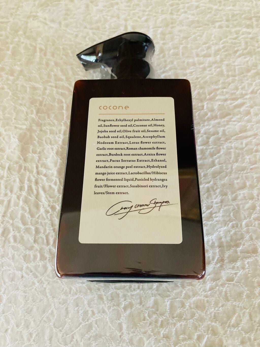 クレイクリームシャンプー(モイスト)/cocone/市販シャンプーを使ったクチコミ(1枚目)