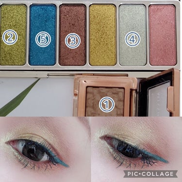 Confident Energy Eyeshadow Palette/Rare Beauty/アイシャドウパレットを使ったクチコミ（3枚目）