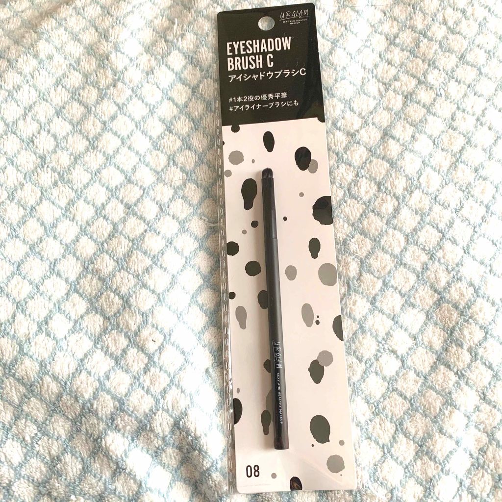 UR GLAM　EYESHADOW BRUSH C（アイシャドウブラシC）/U R GLAM/メイクブラシを使ったクチコミ（1枚目）