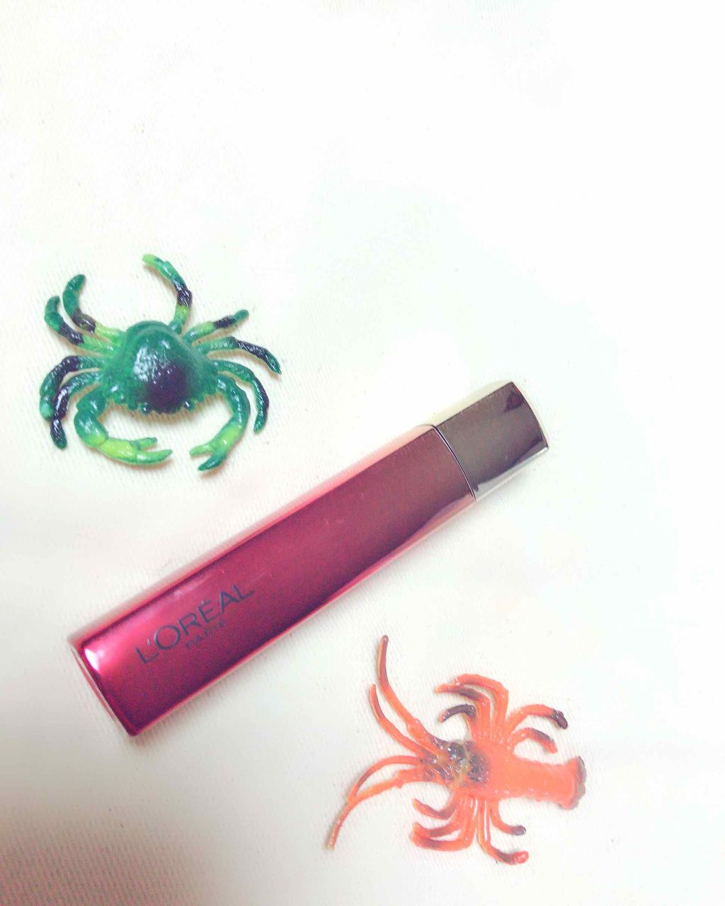 ユイルカレス 805 ダークレッド/ロレアル パリ/リップグロスを使ったクチコミ（1枚目）