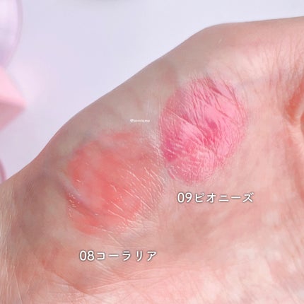 ジューシーラスティングティント/rom&nd/リップティントを使ったクチコミ(9枚目)