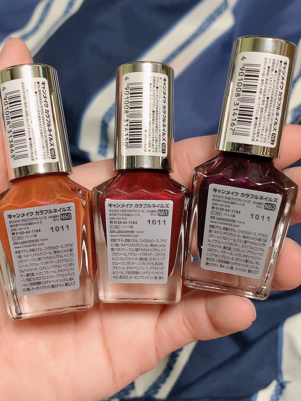カラフルネイルズ/キャンメイク/マニキュアを使ったクチコミ(2枚目)