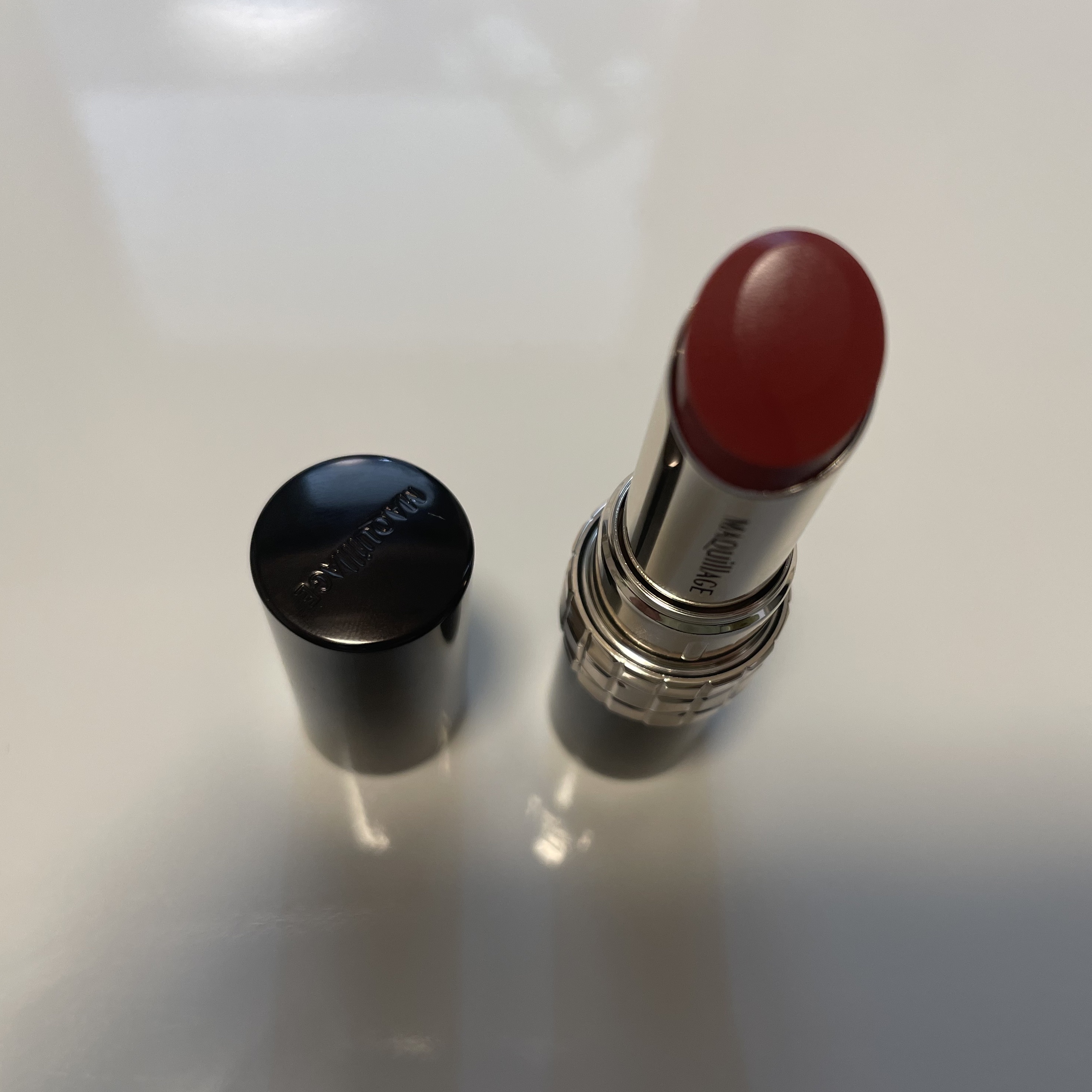 ドラマティックエッセンスルージュ RD502/マキアージュ/口紅を使ったクチコミ（2枚目）