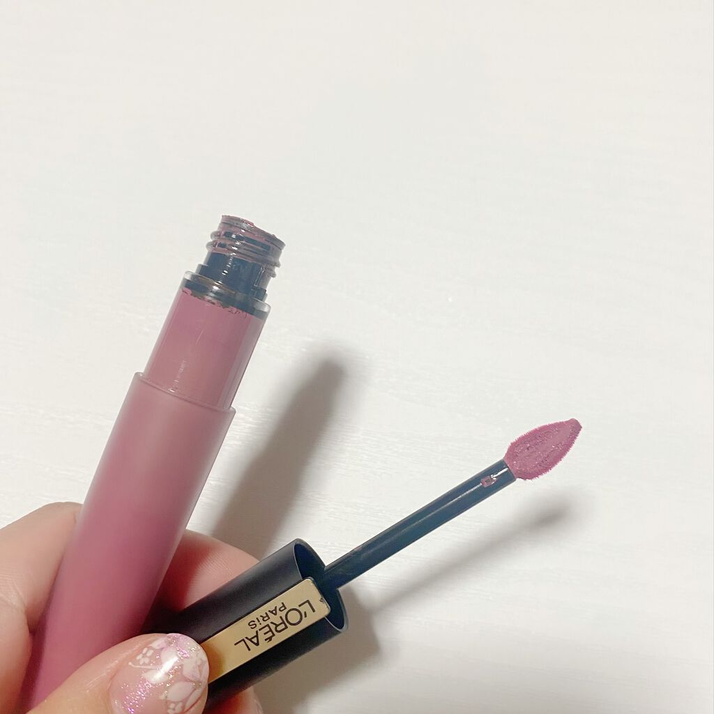 ルージュシグネチャー /ロレアル パリ/リップグロスを使ったクチコミ(2枚目)