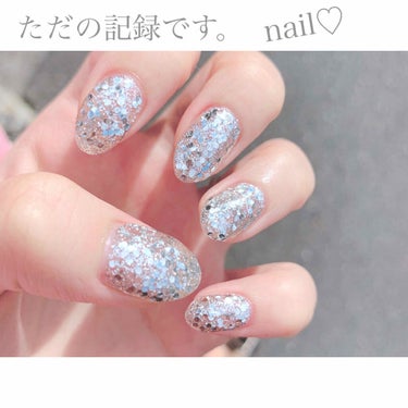 piii♡ on LIPS 「今回のネイルはキラキラnail♡ただの自己満記録です♡素通りし..」（1枚目）