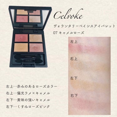 ヴォランタリー  アイパレット 07/Celvoke/アイシャドウパレットを使ったクチコミ（2枚目）