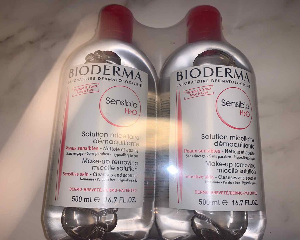 サンシビオ エイチツーオー D/ビオデルマ/クレンジングウォーターを使ったクチコミ（3枚目）