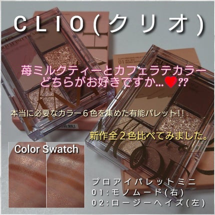 プロ アイパレット ミニ/CLIO/アイシャドウパレットを使ったクチコミ(1枚目)
