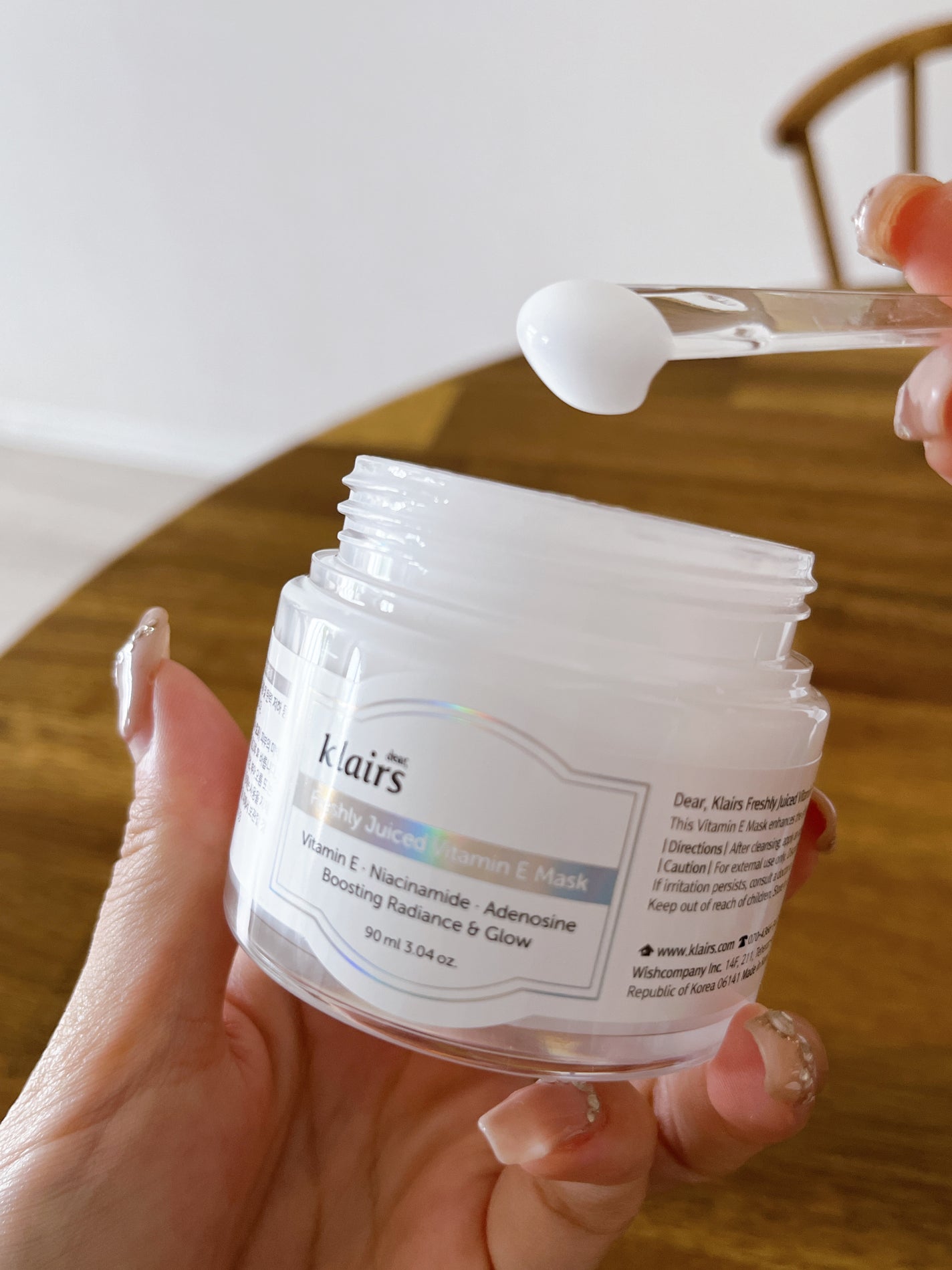 フレッシュリージュースドビタミンEマスク(90g)/Klairs/フェイスクリームを使ったクチコミ(3枚目)