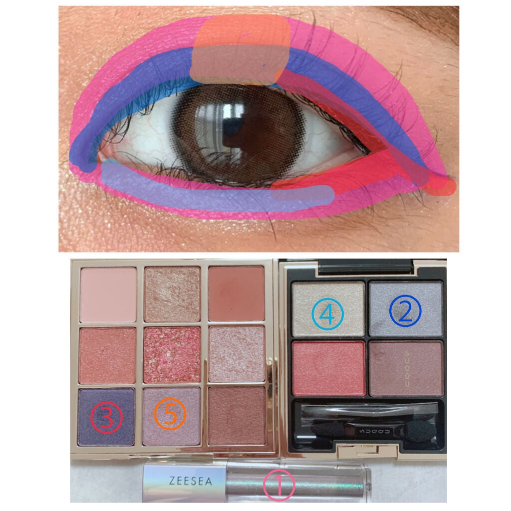 デザイニング カラー アイズ/SUQQU/アイシャドウパレットを使ったクチコミ(4枚目)