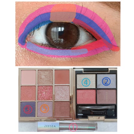 デザイニング カラー アイズ/SUQQU/アイシャドウパレットを使ったクチコミ(4枚目)