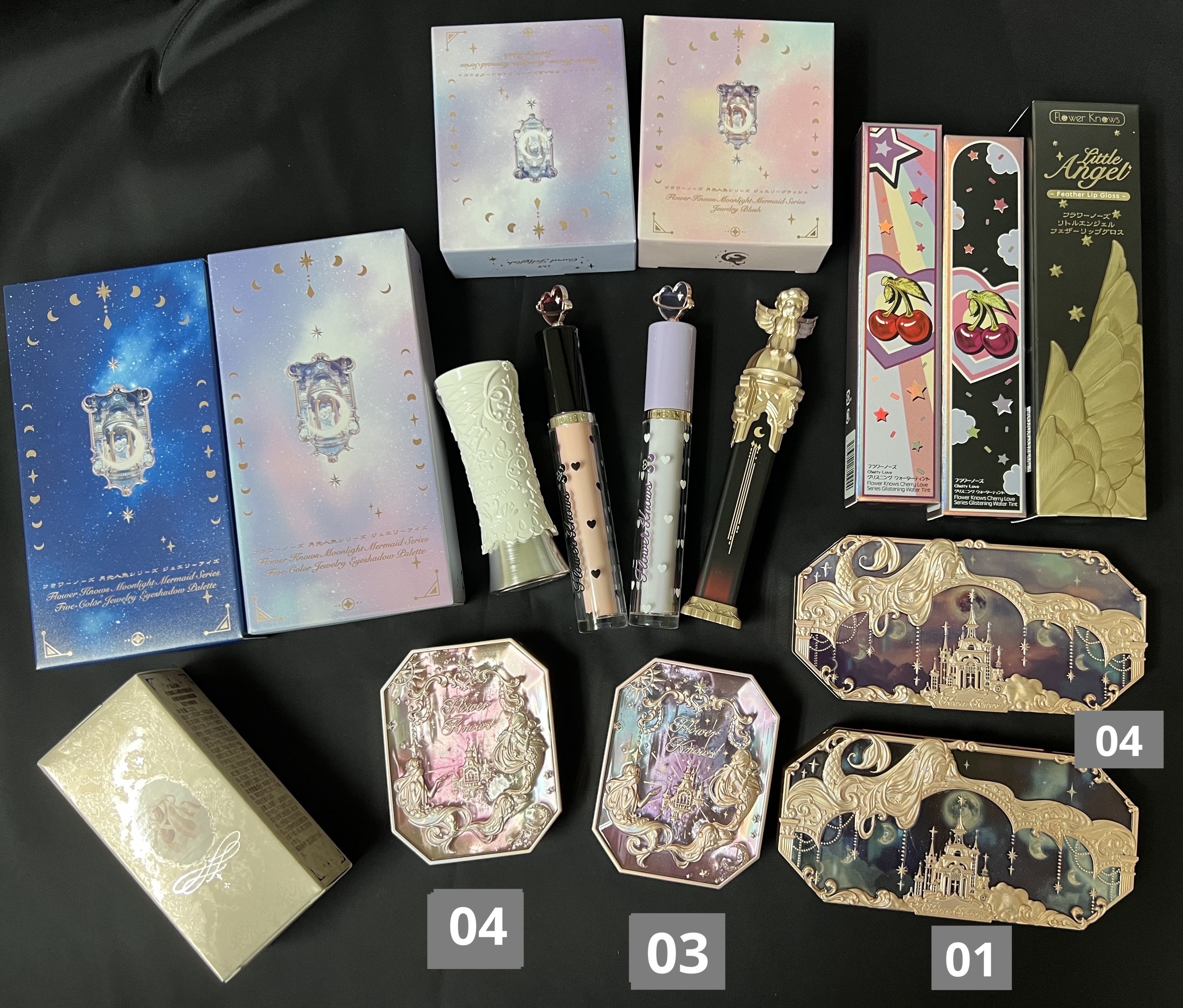 月光人魚 ジュエリーチークブラッシュ 04：Starmoon Tale/FlowerKnows/パウダーチークを使ったクチコミ（2枚目）