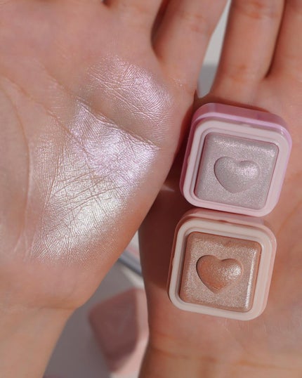 ミルクブリンハートライター/Colorgram/パウダーハイライトを使ったクチコミ(9枚目)