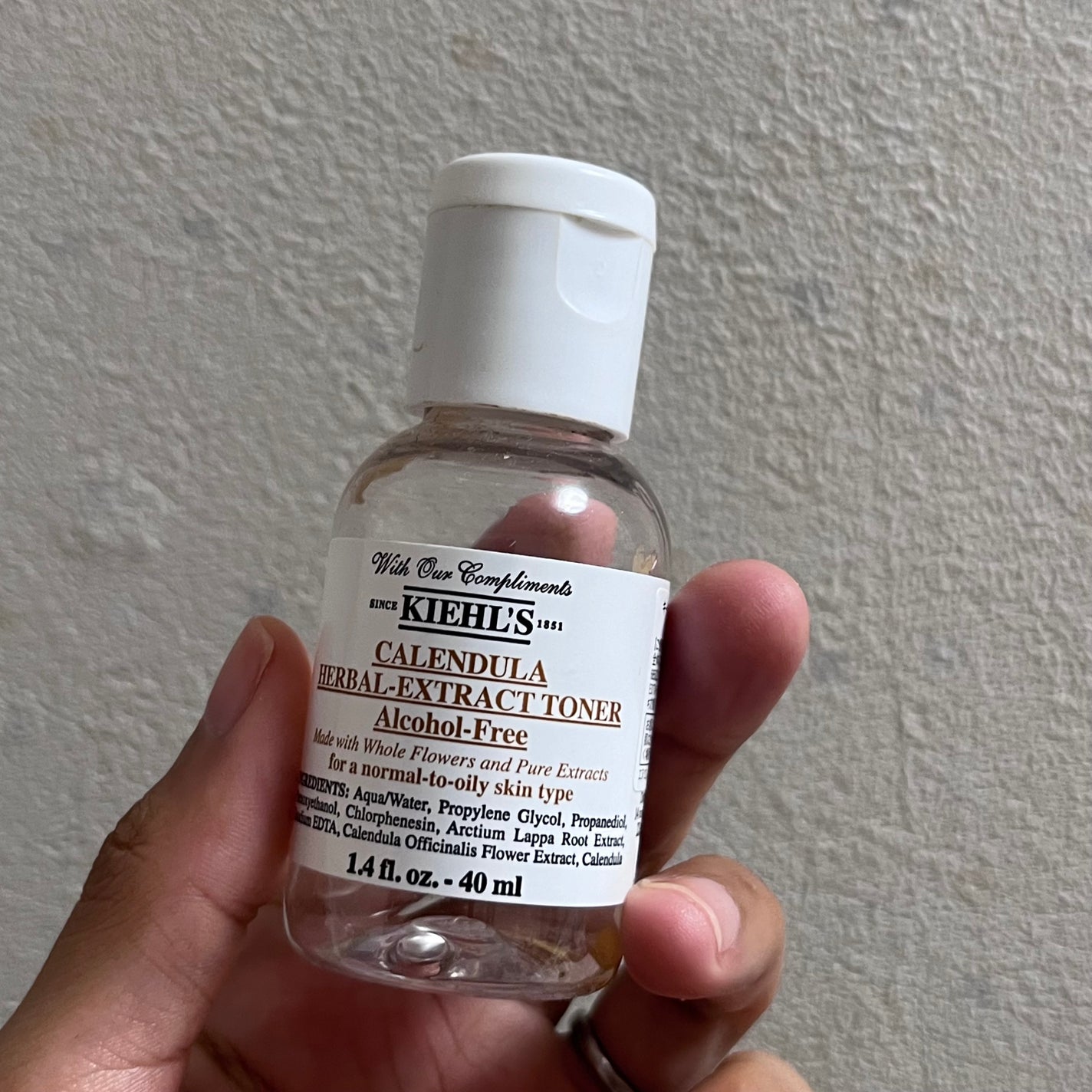 キールズ ハーバル トナー CL アルコールフリー/Kiehl's/化粧水を使ったクチコミ(1枚目)