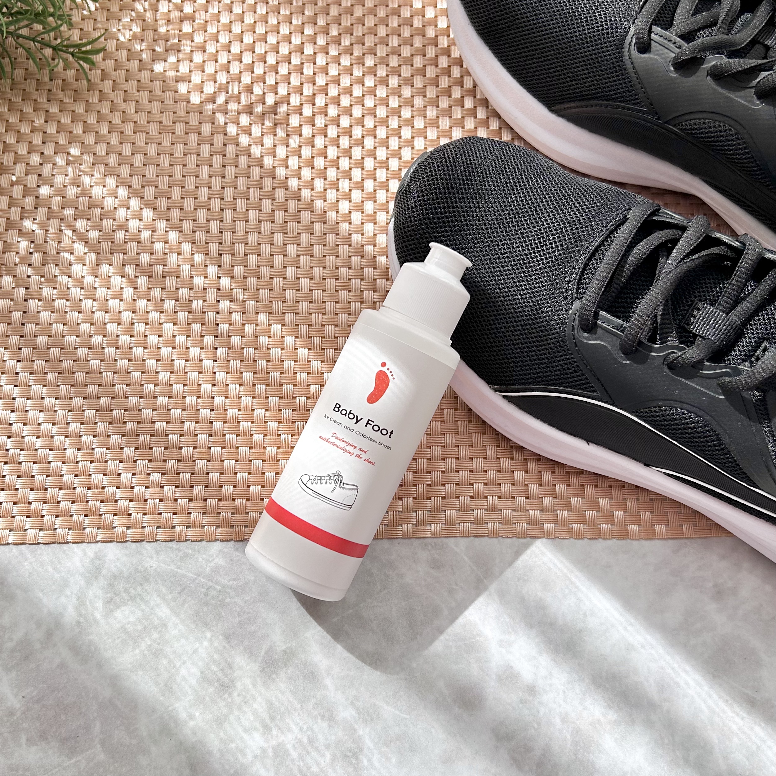 靴の消臭除菌パウダー/ベビーフット/レッグ・フットケアを使ったクチコミ（1枚目）