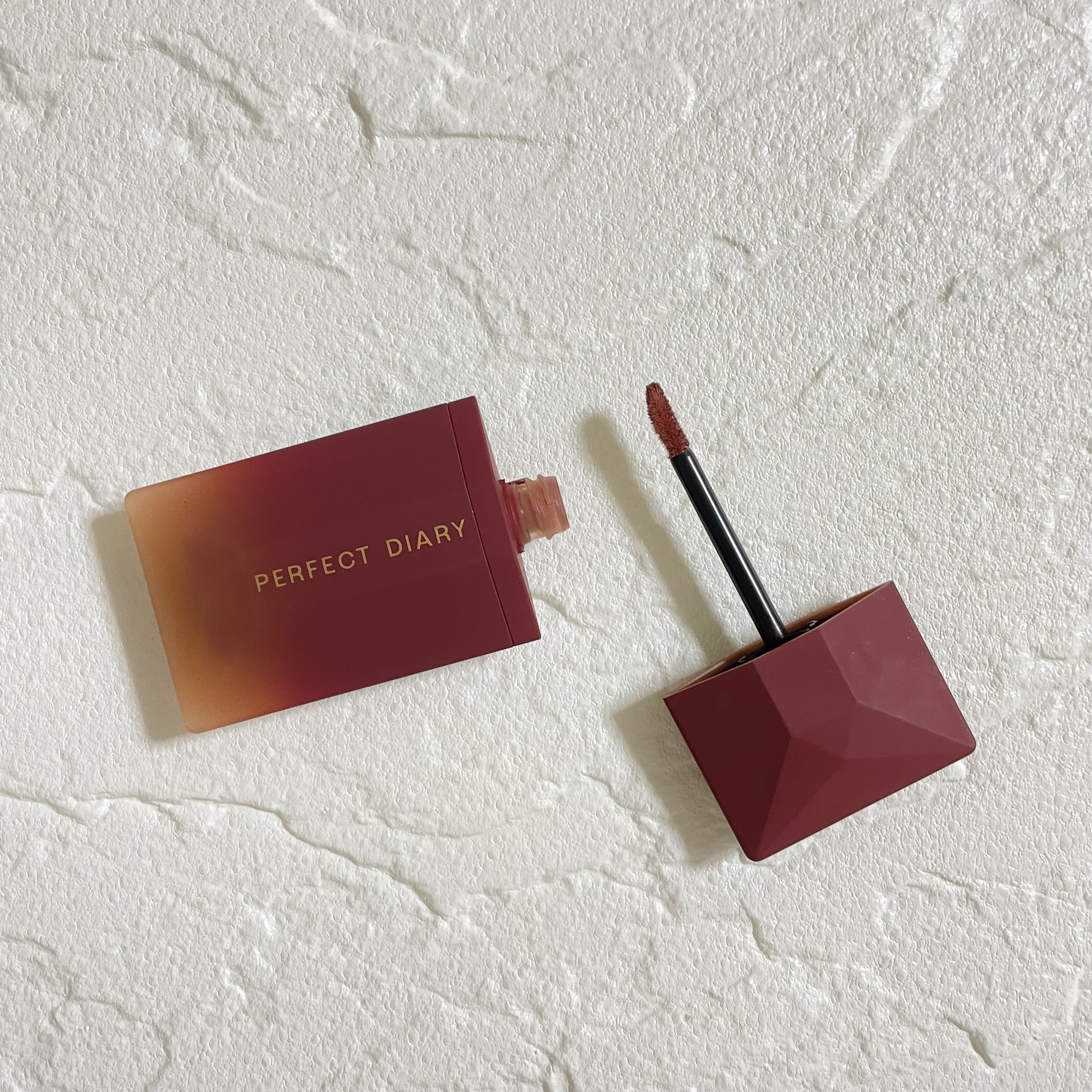 READ ME ベルベットマット リップティント赤狐限定 024 Hint/PERFECT DIARY/リップティントを使ったクチコミ（1枚目）