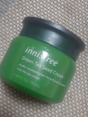 グリーンティーシード クリーム/innisfree/フェイスクリームを使ったクチコミ（1枚目）