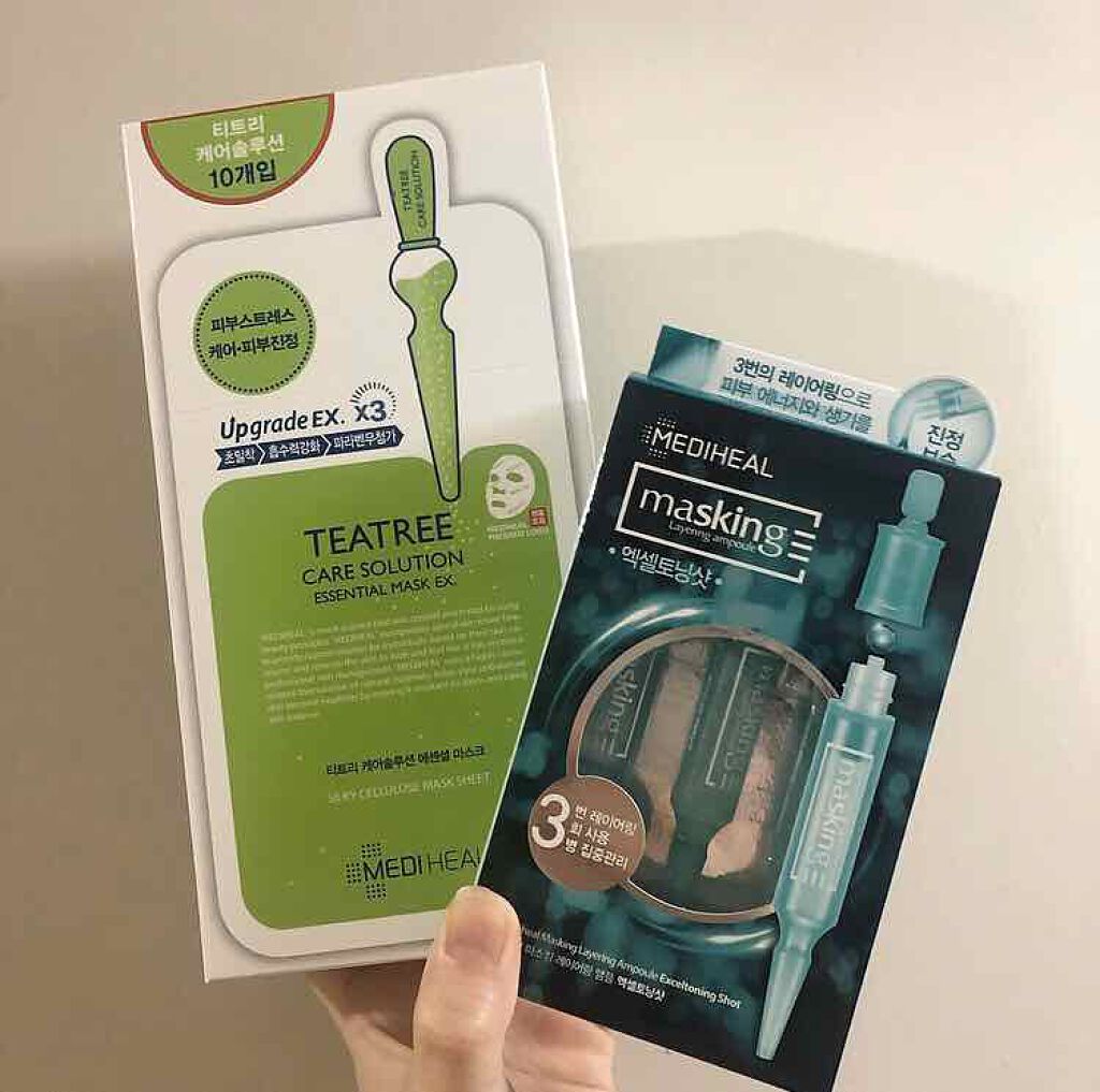 ティーツリーケア ソリューション エッセンシャルマスクEX/MEDIHEAL/シートマスク・パックを使ったクチコミ（2枚目）