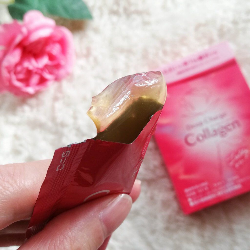 ディープチャージ  コラーゲン スティックゼリー/ファンケル/美容サプリメントを使ったクチコミ（3枚目）