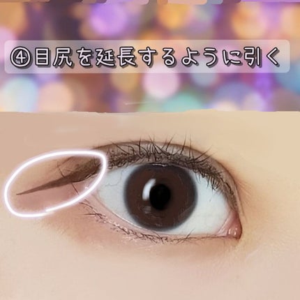 「密着アイライナー」ショート筆リキッド/デジャヴュ/リキッドアイライナーを使ったクチコミ(6枚目)