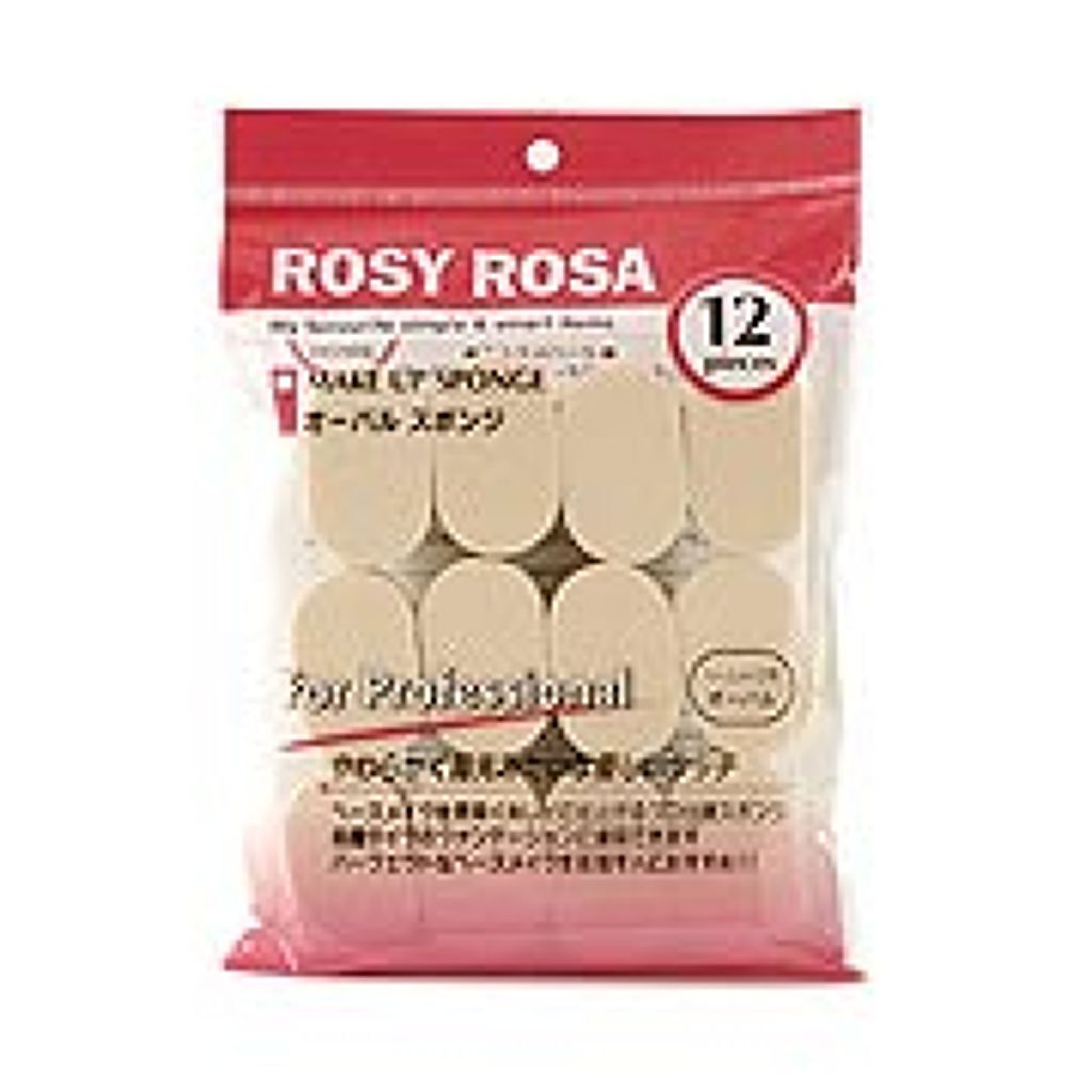 バリュースポンジ 12P オーバル型 ロージーローザ