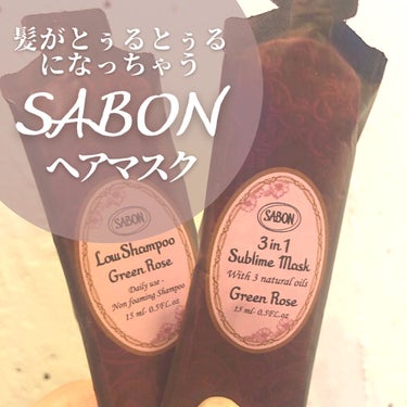 ヘアマスク 3in1/SABON/洗い流すヘアトリートメントを使ったクチコミ（1枚目）