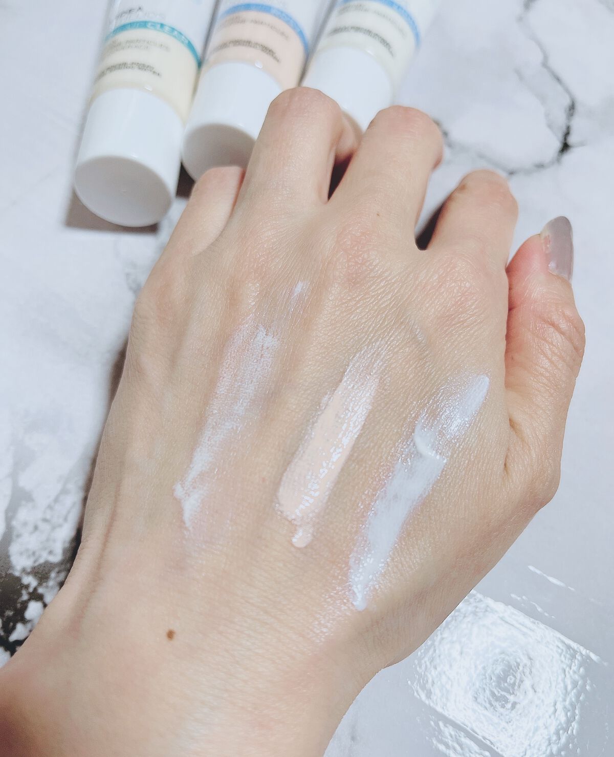 UVイデア XL プロテクショントーンアップ/ラ ロッシュ ポゼ/日焼け止めクリームを使ったクチコミ（3枚目）