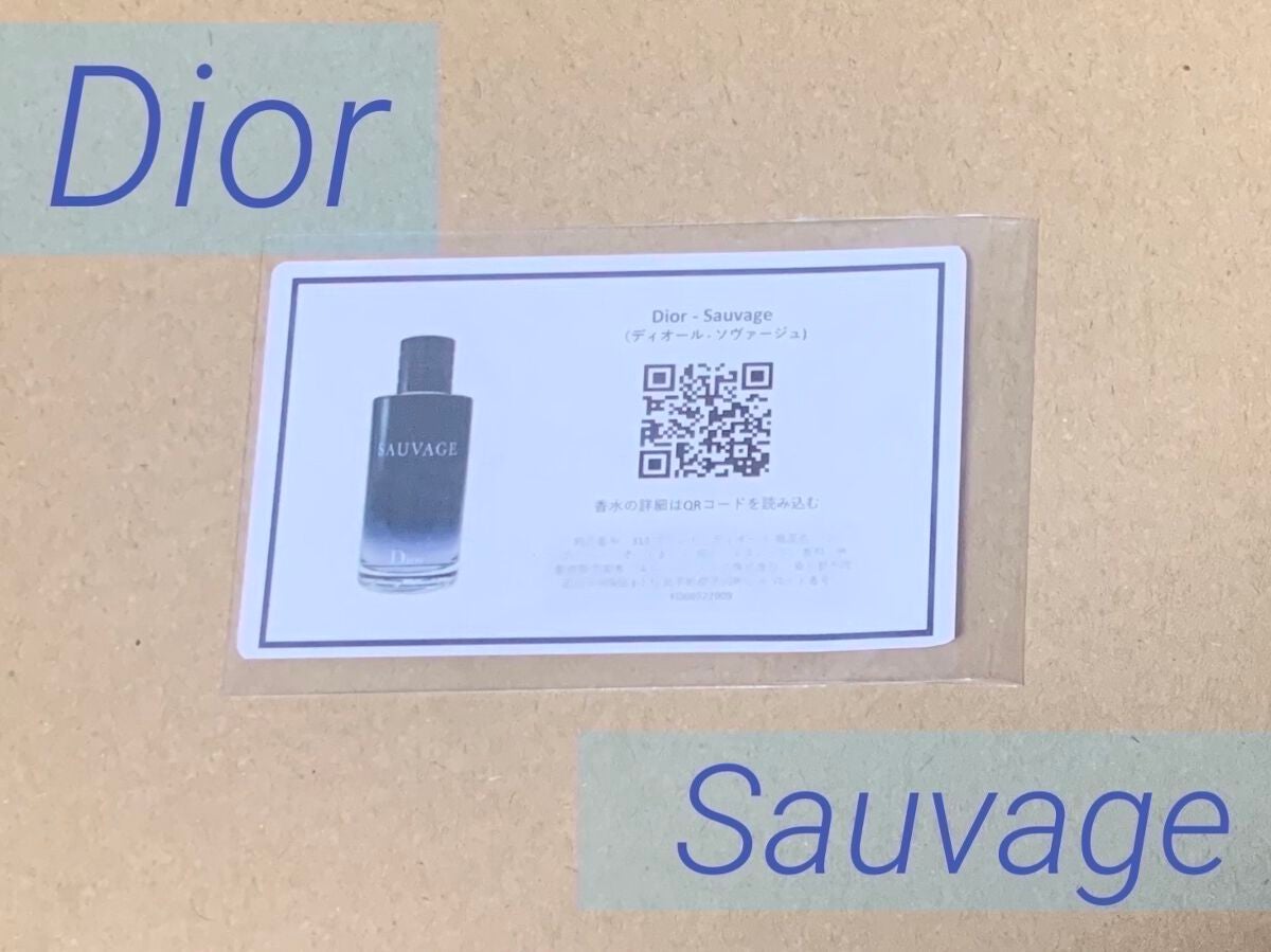 ソヴァージュ オードゥ トワレ/Dior/香水(メンズ)を使ったクチコミ(1枚目)