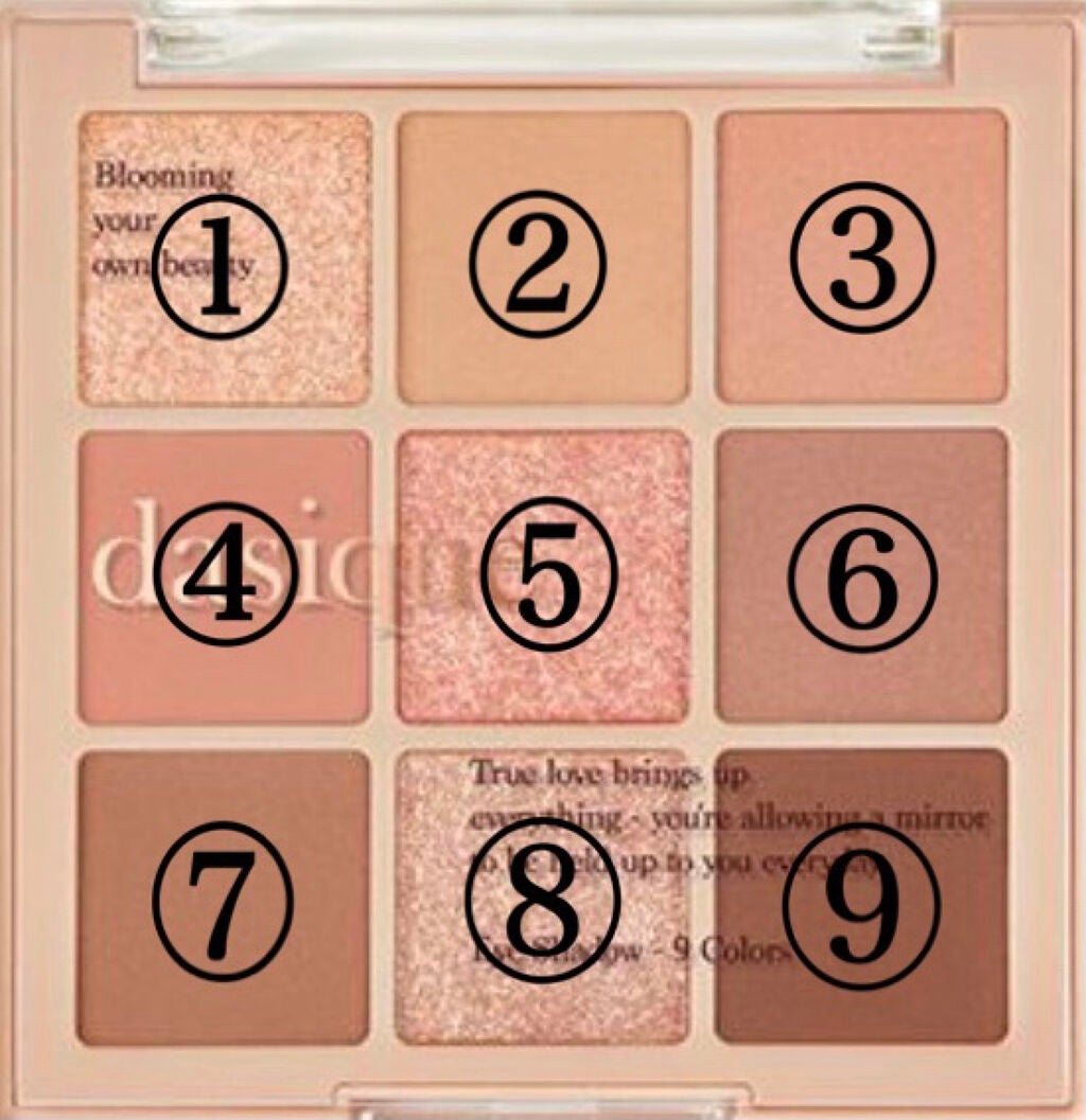 シャドウパレット/dasique/アイシャドウパレットを使ったクチコミ(2枚目)