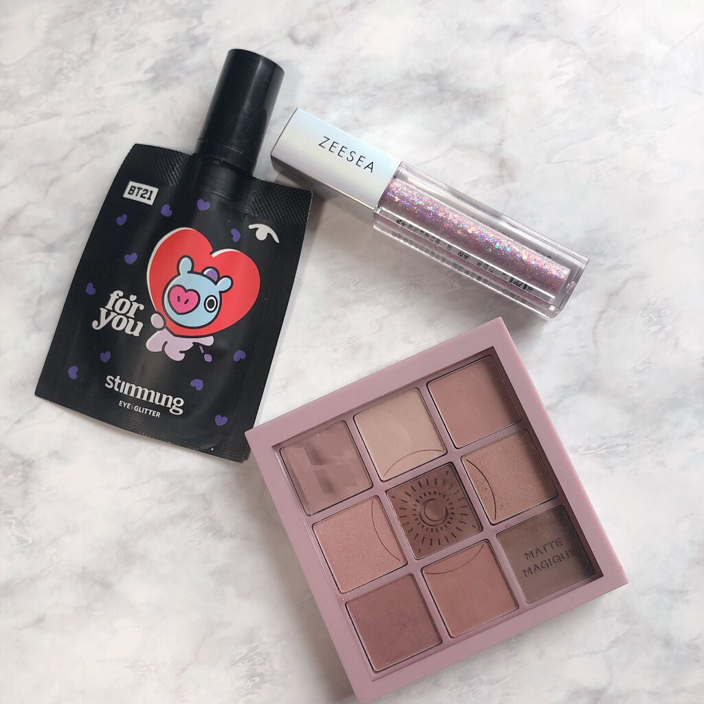 リキッド アイ グリッター/stimmung/グリッターを使ったクチコミ(4枚目)