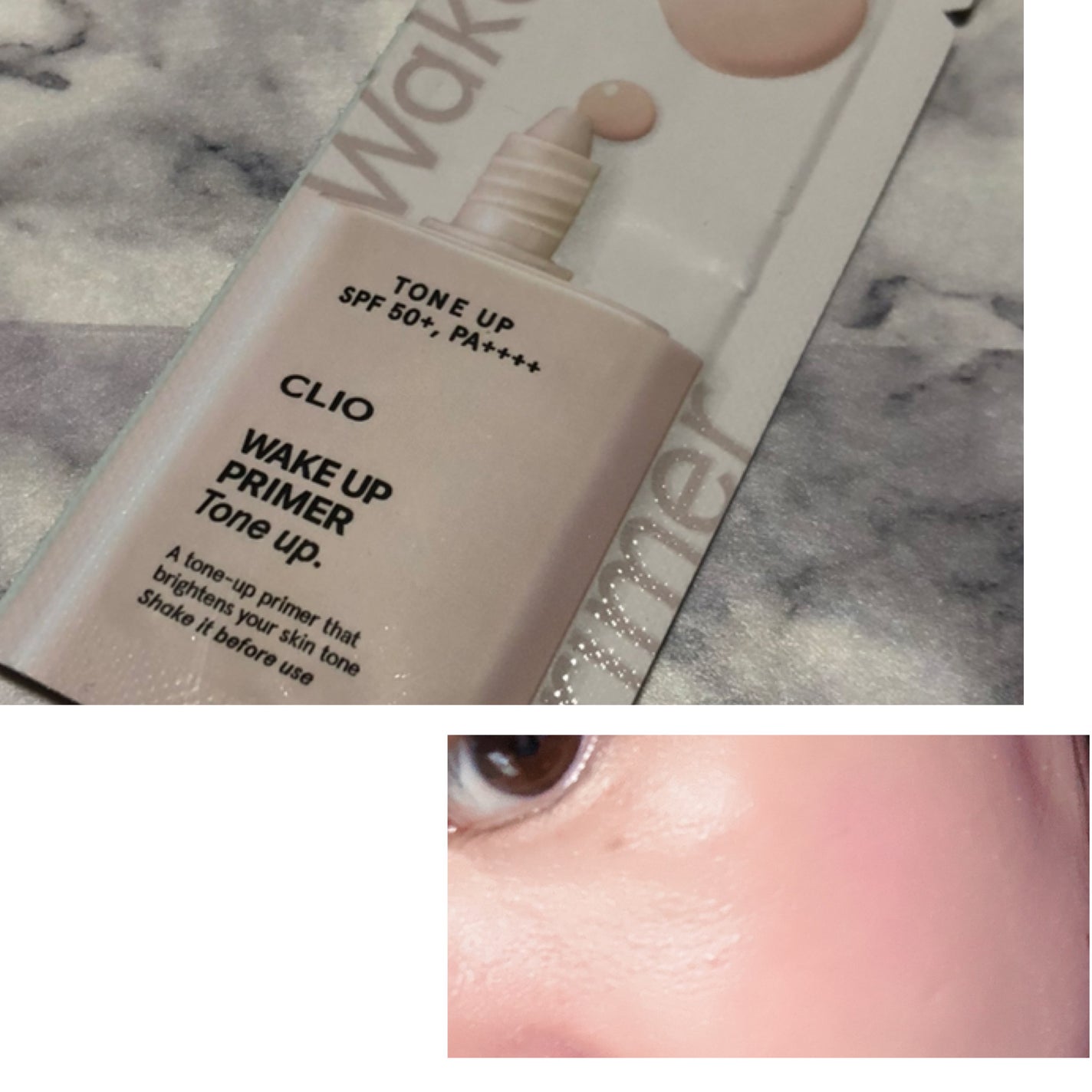 ウェイク アップ プライマー トーンアップ/CLIO/化粧下地を使ったクチコミ(3枚目)