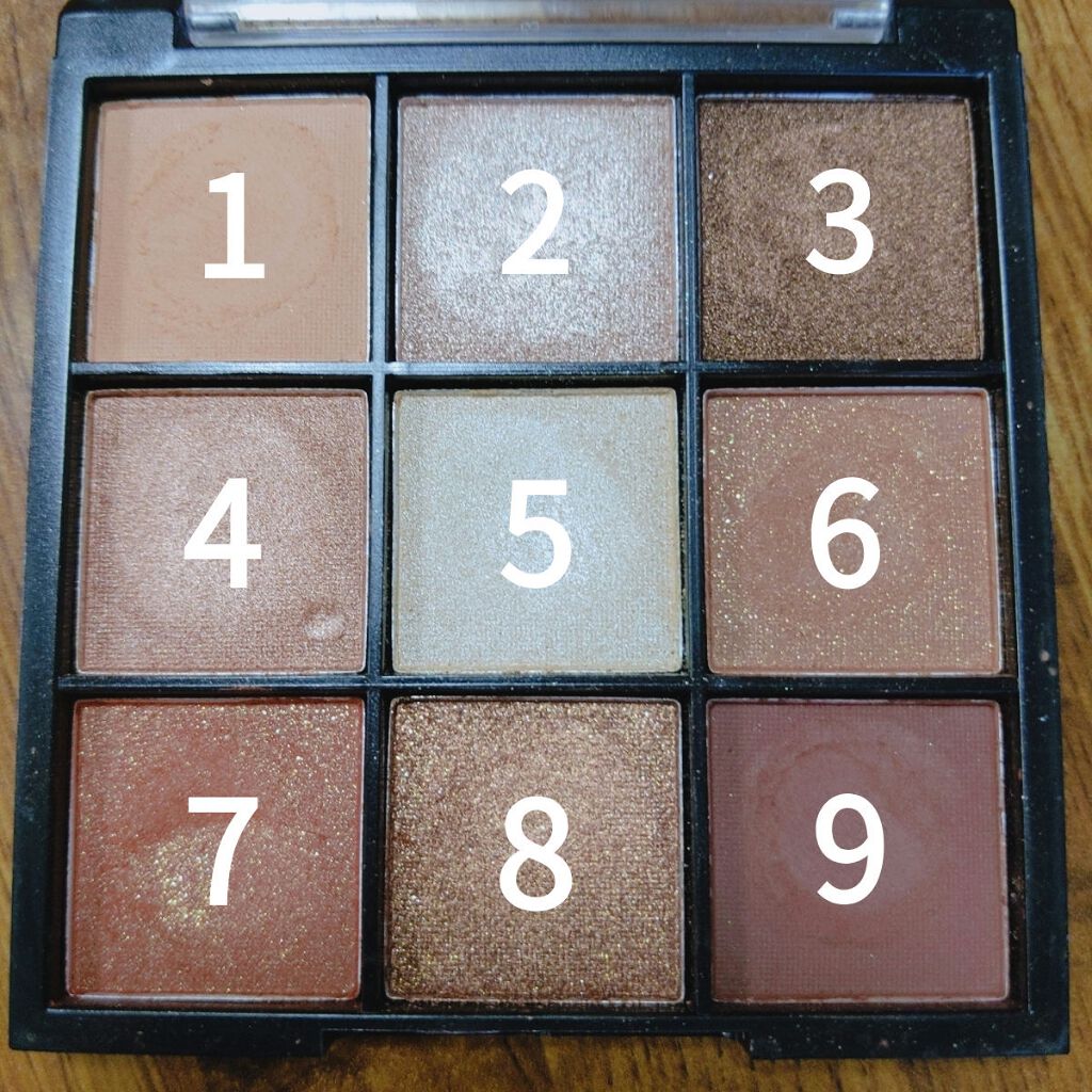 UR GLAM　BLOOMING EYE COLOR PALETTE/U R GLAM/アイシャドウパレットを使ったクチコミ（2枚目）