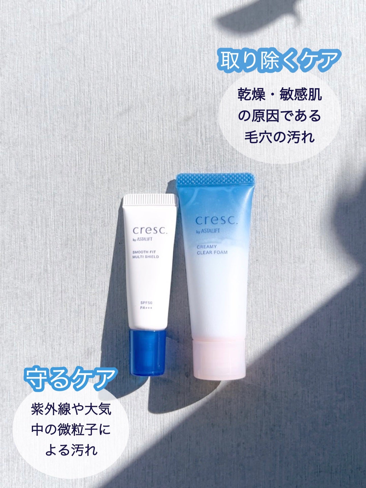 スムースフィット マルチシールド/cresc. by ASTALIFT/化粧下地を使ったクチコミ(1枚目)